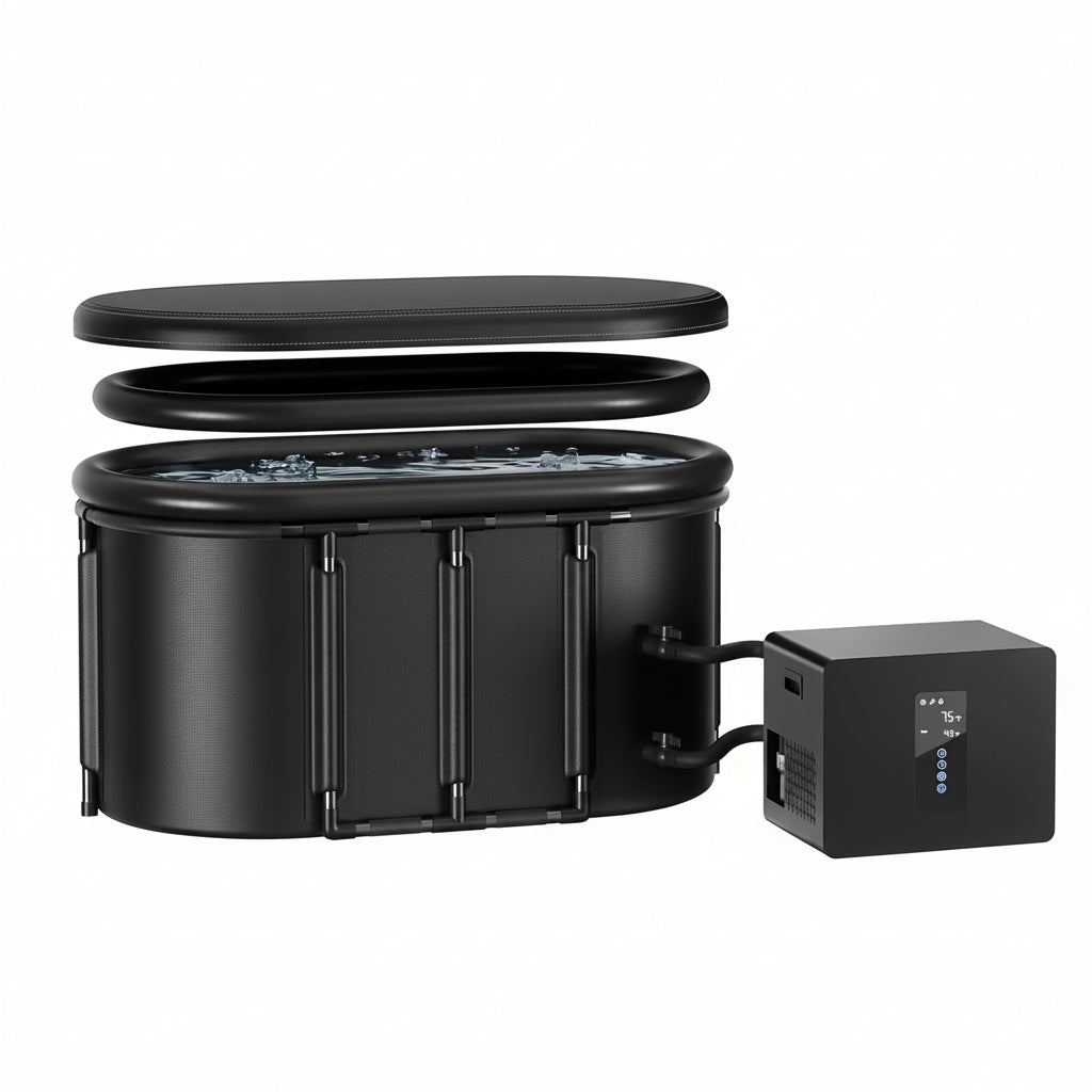 1/3HP Ice Bath Chiller & 148Gal Cold Plunge Tub Bundle