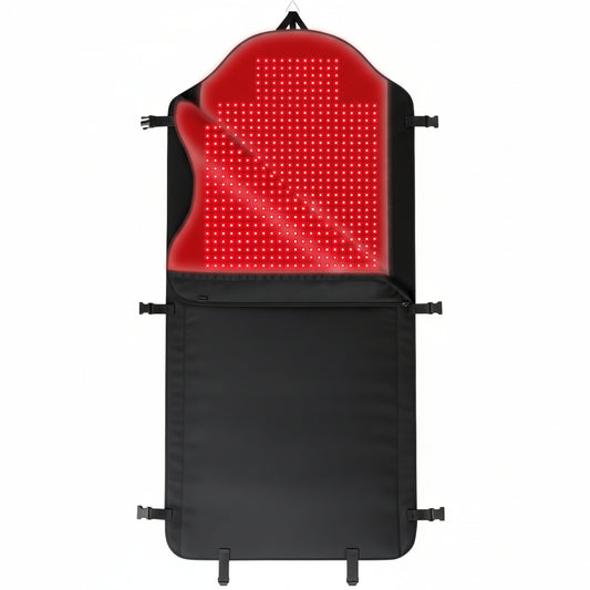2026 Red Light Therapy for Body, 74.8" × 35" Hangable Red Light Therapy Mat Full Body with 2704 Leds, 660Nm & 850Nm Dual Wavelength, TPU Material, Timer & Adjustable Intensity