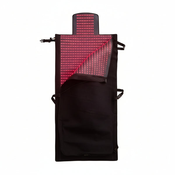 Extra Large Red Light Therapy Mat, 2570 High-Density Leds Full Body Red Light Therapy, 660Nm & 850Nm Dual Wavelengths, Foldable Red Light Therapy Blanket with Timer,74.6" X 33.3"