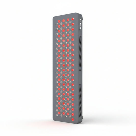 HG1000 Full Body Red Light Therapy Panel, 200 Leds, 660Nm Red & 850Nm Near-Infrared Light, Built-In Timer, Door Hanging Kit